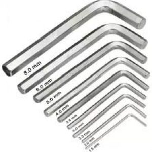 ALLEN ANAHTAR TAKIMI KISA 9PCS İTHAL