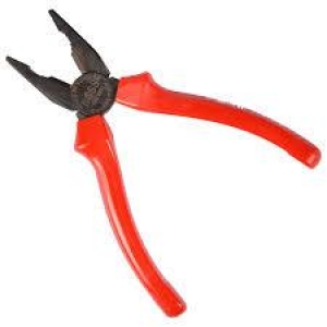 BOSS PENSE NO:7 180MM GÜMÜŞ OKSİT KIRMIZI İZOLELİ 