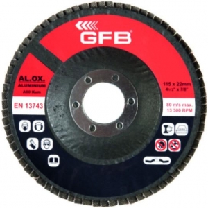 GFB FLAP DİSK ZIMPARA 115MM 60 KUM KIRMIZI 2327