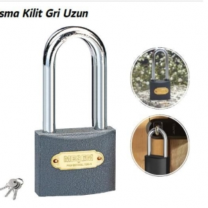 ASMA KİLİT GRİ 63 MM UZUN