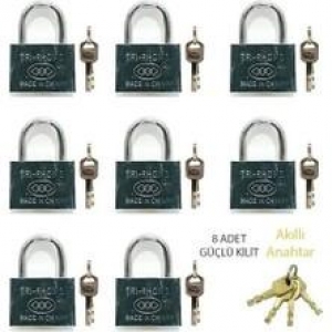 MASTER KİLİT ÇELİK 8'li SET 60mm CMC6678