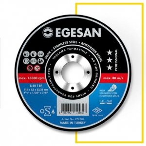 *EGESAN 230*1,9 INOX KESİCİ TAŞ