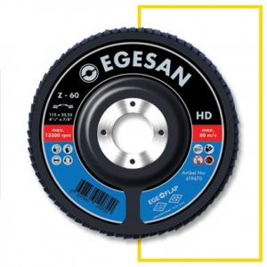 *EGESAN FLAP DİSK ZİRKONYUM 115MM ZK80 KUM