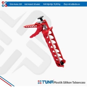 *TUNA 301 PLASTİK SİLİKON TABANCASI 1.KALİTE