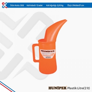 *TUNA 308 PLASTİK LİTRE 2 LT