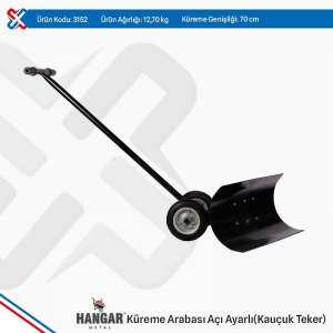 *TUNA 3252 SABİT KÜREME ARABASI DOLGU TEKER